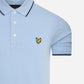 Lyle & Scott Polo's  Tipped polo shirt - light blue dark navy 