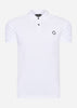 MA.Strum Polo's  SS pique polo - optic white 