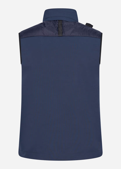 MA.Strum Bodywarmers  Softshell down quilt gilet - ink navy 