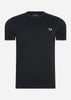 Fred Perry T-shirts  Ringer t-shirt - black 