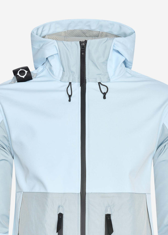 MA.Strum Jackets  Softshell hooded jacket - illusion blue 