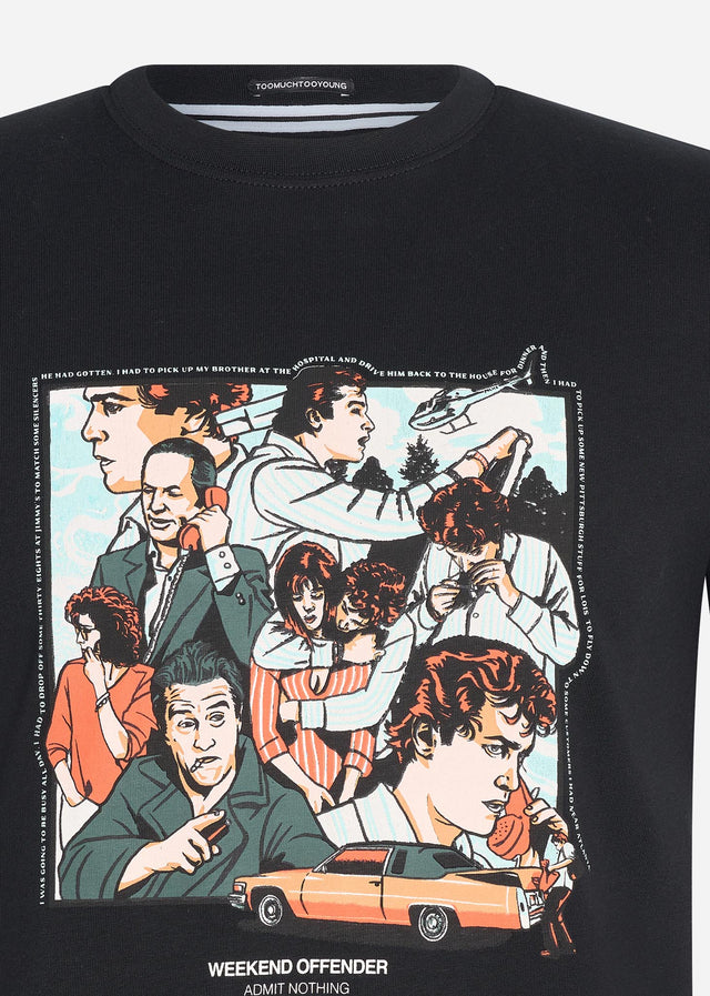 Weekend Offender T-shirts  Henry - black 