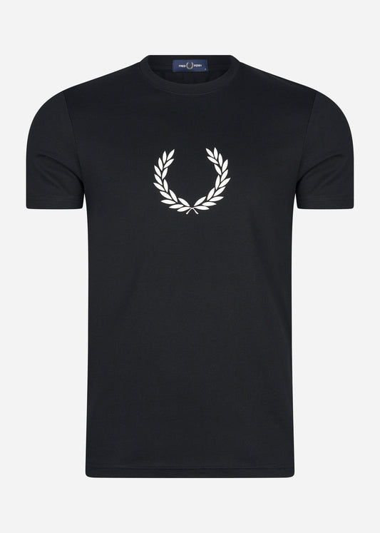 fred perry logo t-shirt zwart