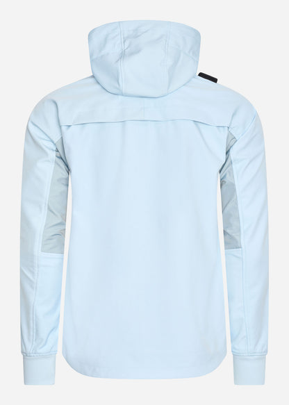 MA.Strum Jassen  Softshell hooded jacket - illusion blue 