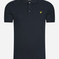 Plain polo shirt - dark navy