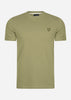 Lyle & Scott T-shirts  Crest tipped t-shirt - seaweed 