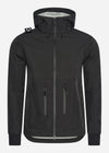 MA.Strum Jassen  Softshell hooded jacket - jet black 