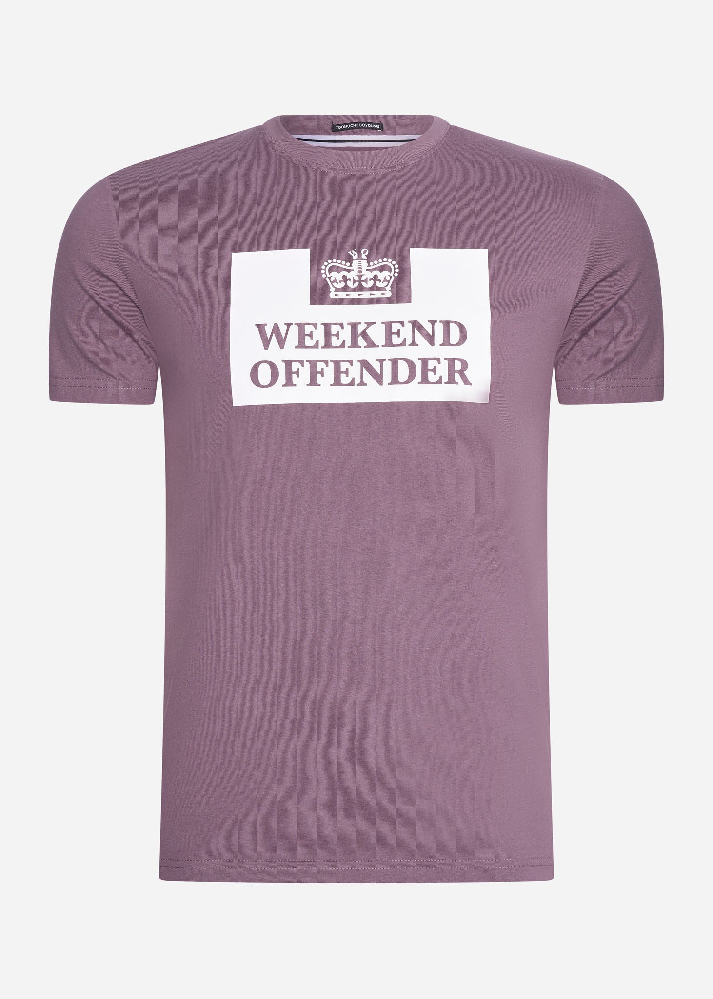 weekend offender t-shirt purple paars