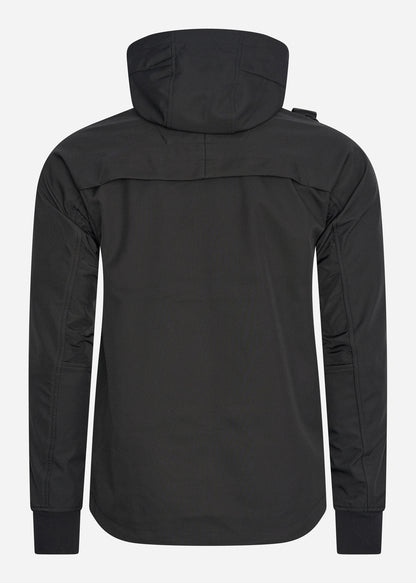 MA.Strum Jassen  Softshell hooded jacket - jet black 