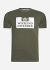 Weekend Offender T-shirts  Prison tee - dark green 