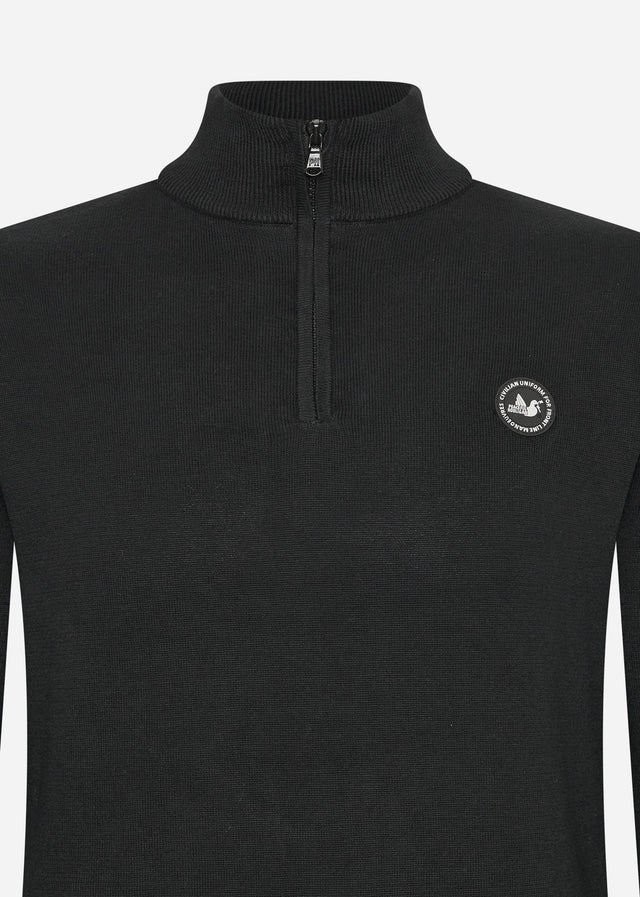 Peaceful Hooligan Sweaters  Henlock knitwear - black 