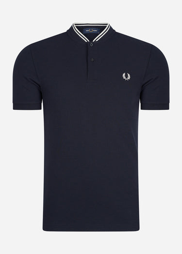 Fred Perry Polo's  Bomber collar polo shirt - navy 