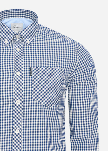 Ben Sherman Overhemden  Gingham shirt - dark blue 