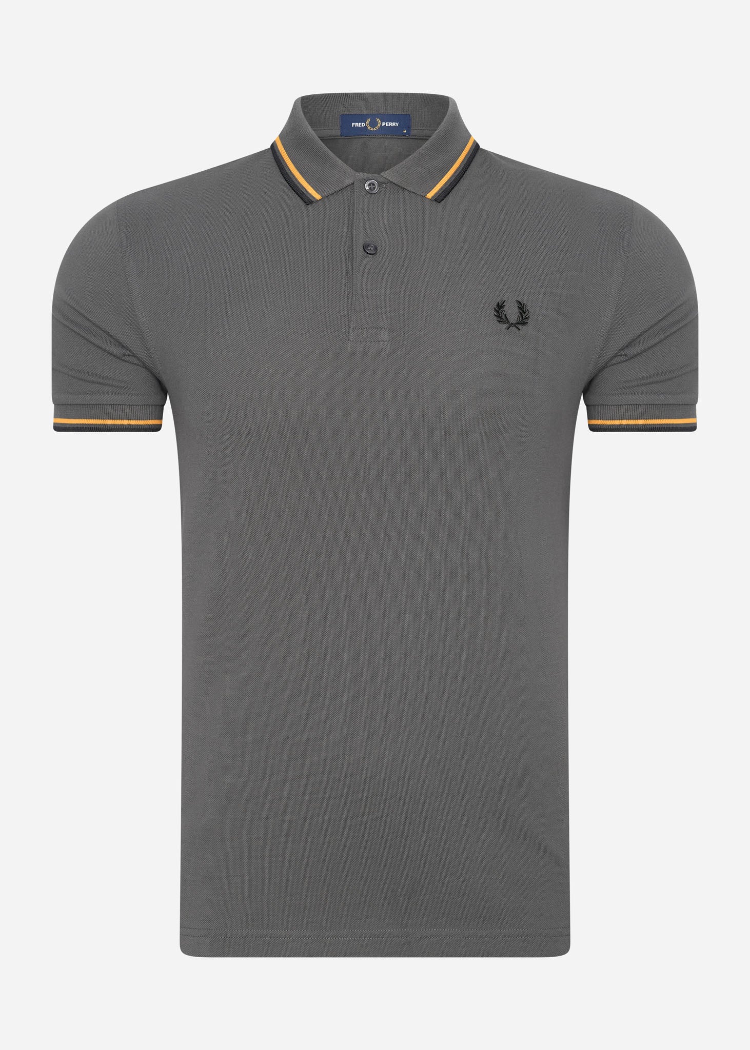 fred perry polo gunmetal grijs