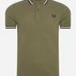 fred perry polo military green