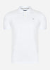 Hackett London Polo's  Cotton pique polo shirt - optic white 