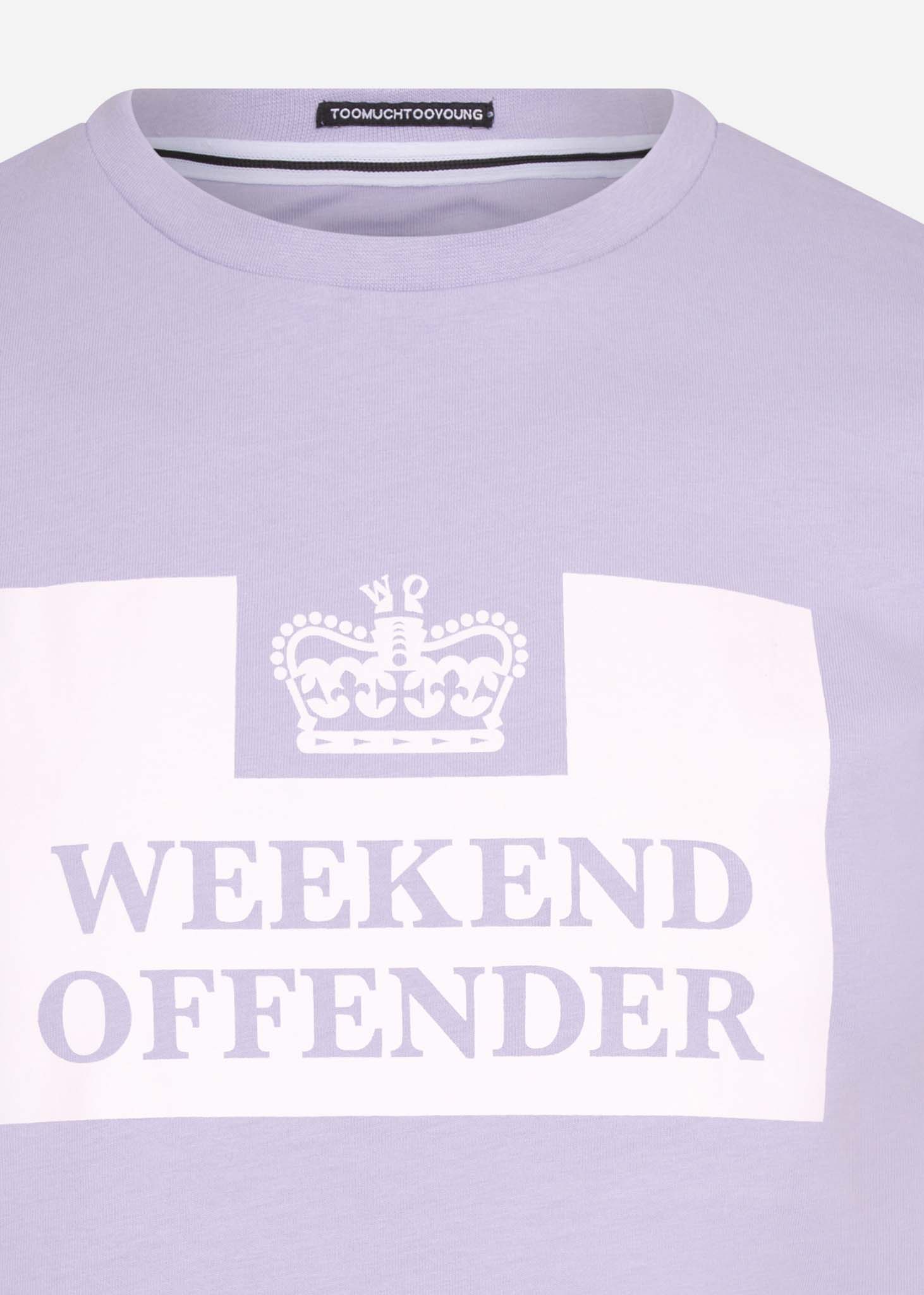Weekend Offender T-shirts  Prison tee - lavender 