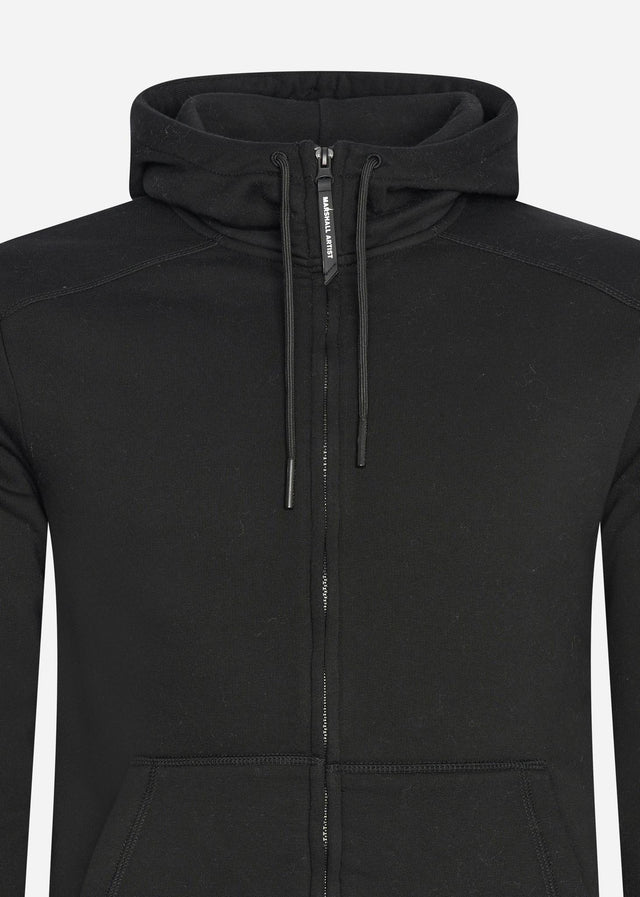 Marshall Artist Cardigans  Siren full zip hood - black 