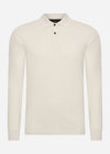 MA.Strum Longsleeve polo's  LS pique polo - aluminium 