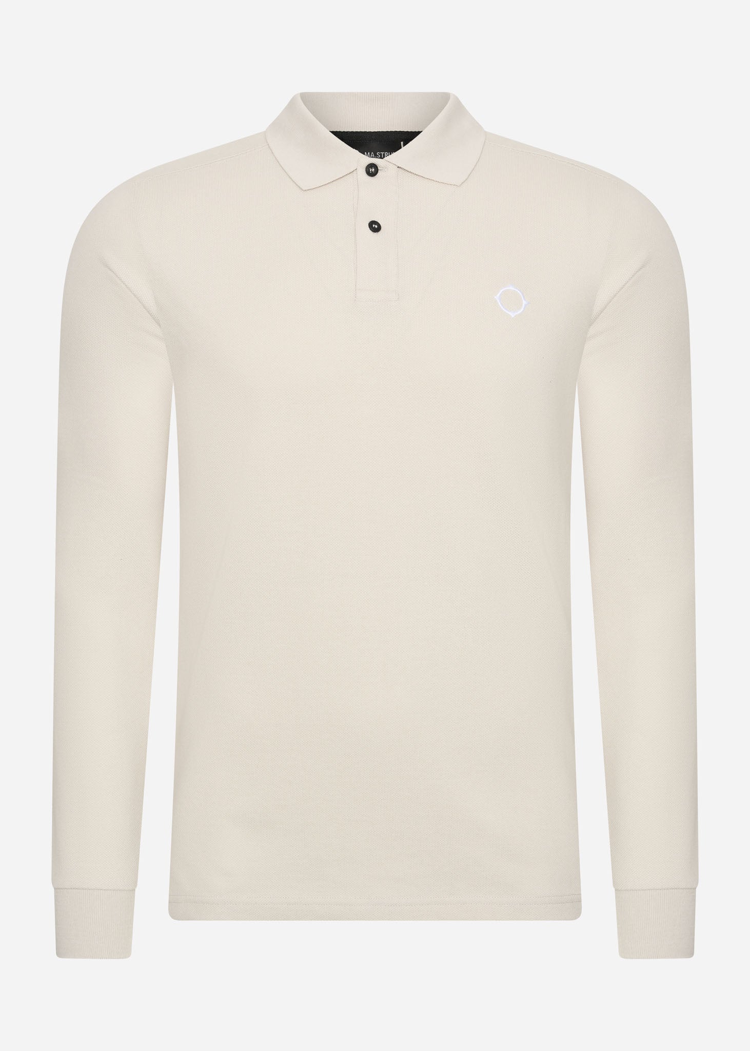 MA.Strum Longsleeve polo's  LS pique polo - aluminium 