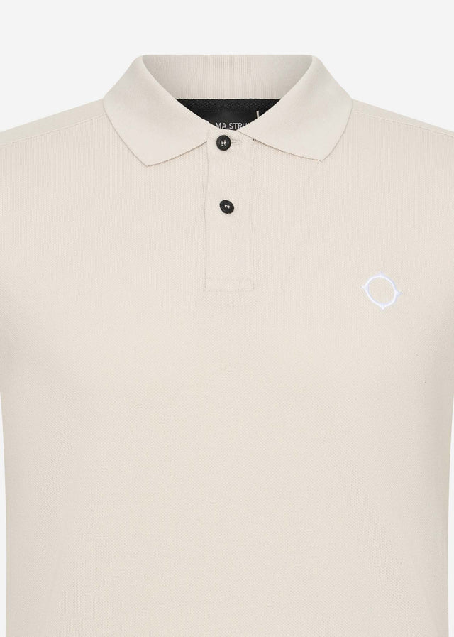 MA.Strum Polos  SS pique polo - aluminium 