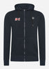 Peaceful Hooligan Vesten  Flag zip hoodie - navy 