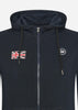 Peaceful Hooligan Vesten  Flag zip hoodie - navy 