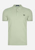 Fred Perry Polo's  Plain Fred Perry shirt - seagrass 