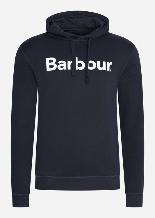 barbour hoodie trui navy