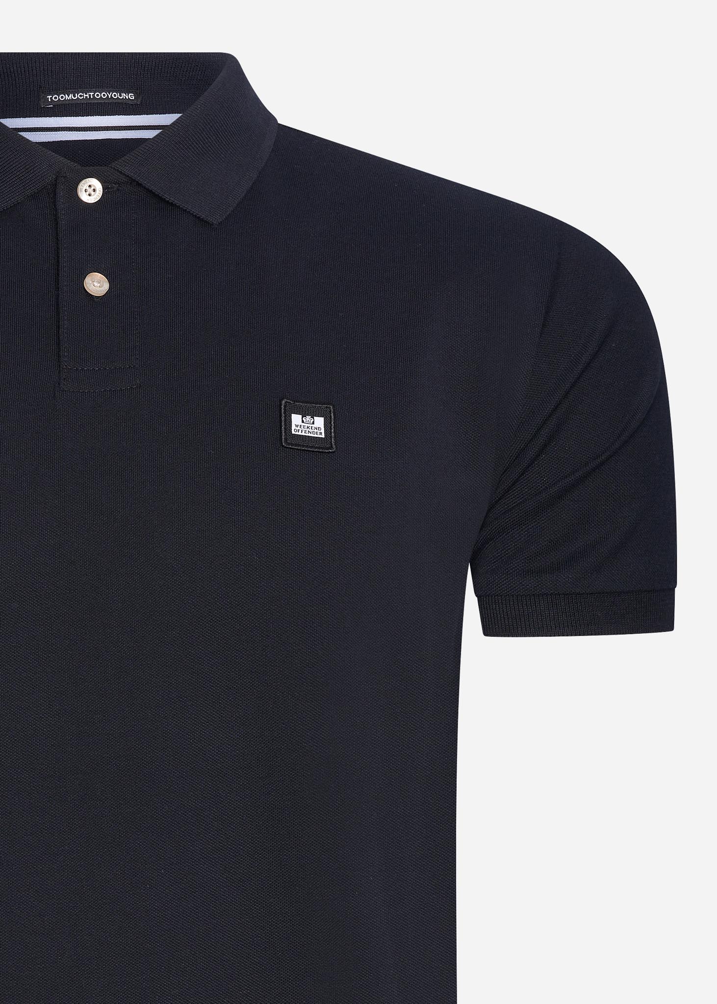 weekend offender polo black