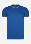 Fred Perry T-shirts  Twin tipped t-shirt - shaded cobalt 