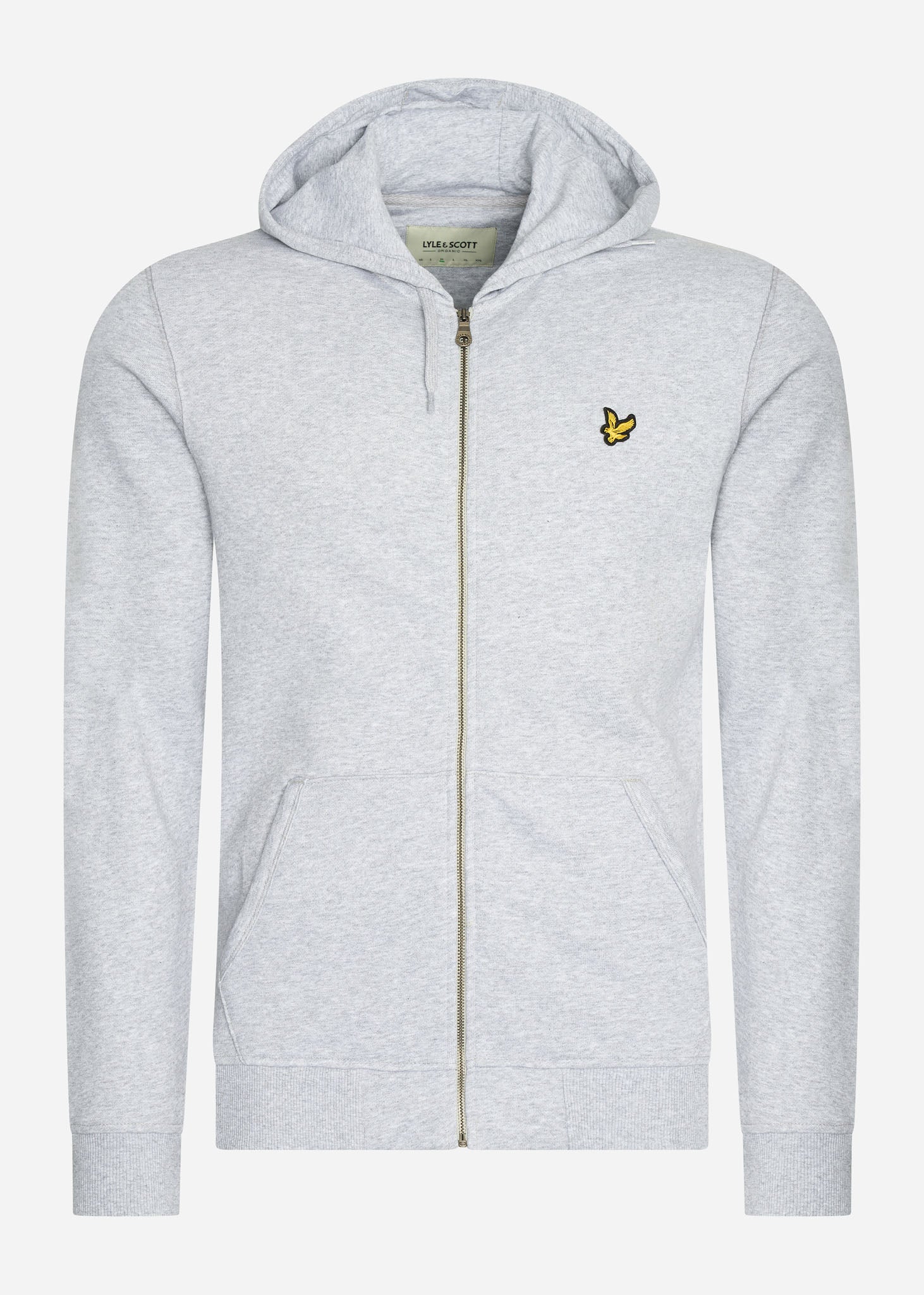 Lyle & Scott Vesten  Zip through hoodie - light grey marl 