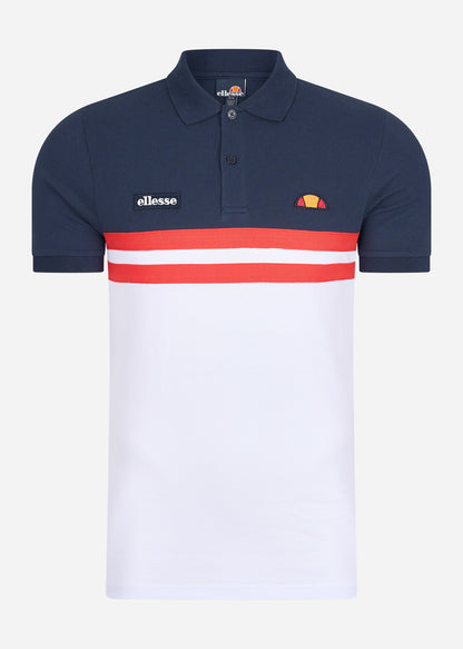 Ellesse Polo's  Muccio polo - navy red white 