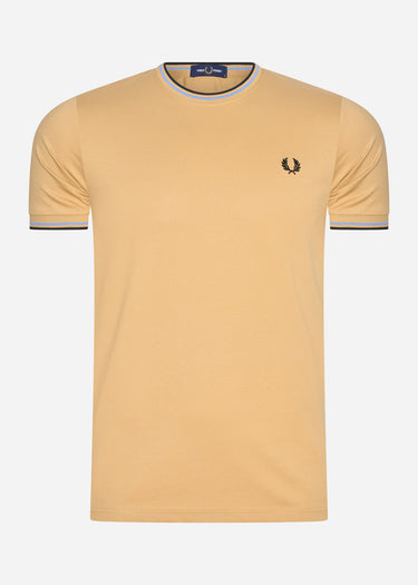 Fred Perry T-shirts  Twin tipped t-shirt - desert 