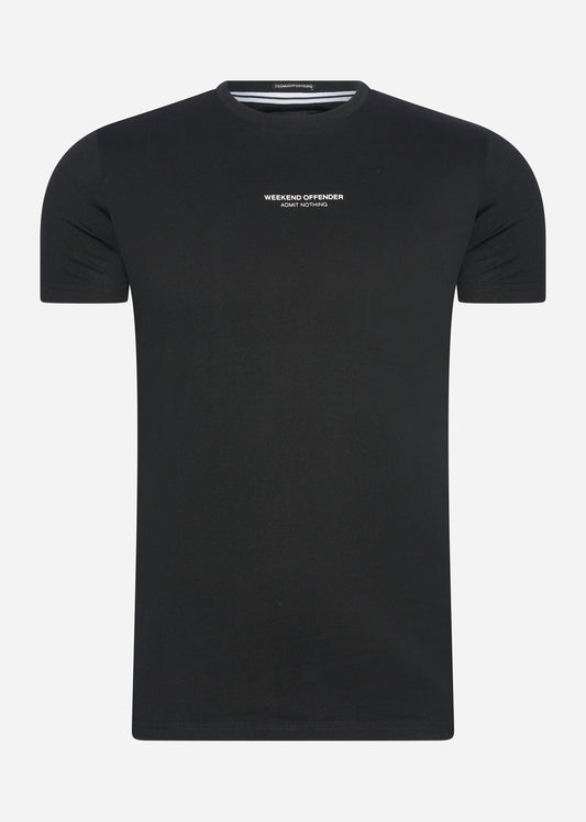weekend offender t-shirt black