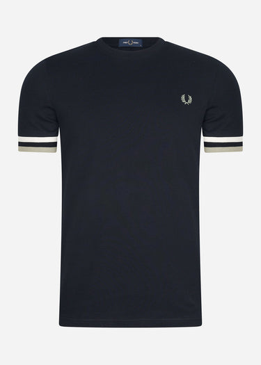 Fred Perry T-shirts  Bold tipped pique t-shirt - navy 