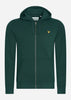 Lyle & Scott Vesten  Zip through hoodie - dark green 