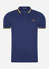 Fred Perry Polo's  Twin tipped fred perry shirt - french navy golden hour 