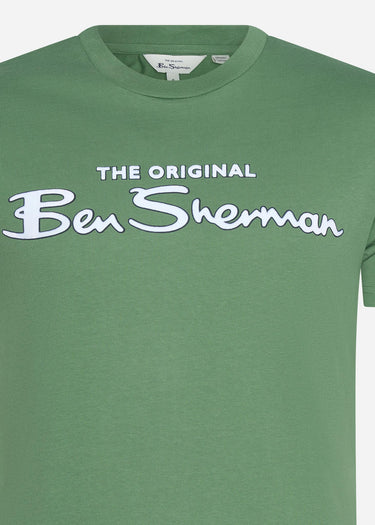 Ben Sherman T-shirts  Signature logo tee - rich fern 