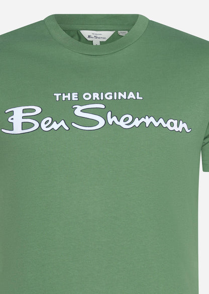 Ben Sherman T-shirts  Signature logo tee - rich fern 