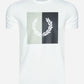 Laurel wreath graphic t-shirt - snow white - Fred Perry