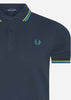 Fred Perry Polo's  Twin tipped fred perry shirt - drkairf lim sgrn 