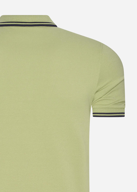 Twin tipped fred perry shirt - sage green - Fred Perry