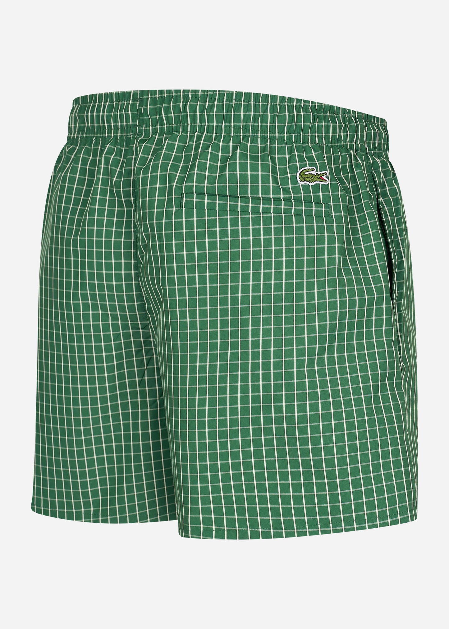 Checkered swimming trunks - green lapland