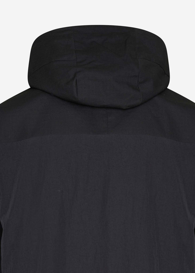 MA.Strum Jackets  CR hooded parka - jet black 