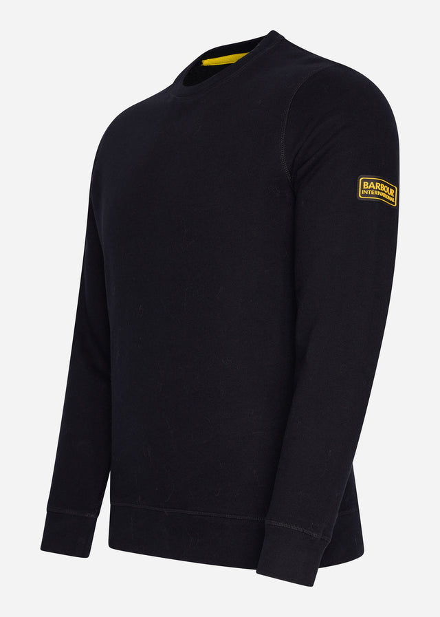Barbour International Sweaters  Badge sweat - black 