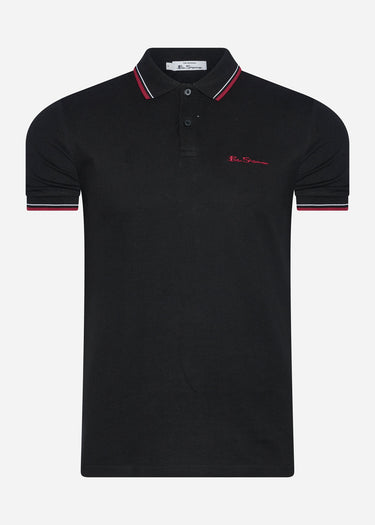 Ben Sherman Polo's  Signature polo - black 