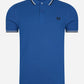 fred perry polo shaded cobalt 