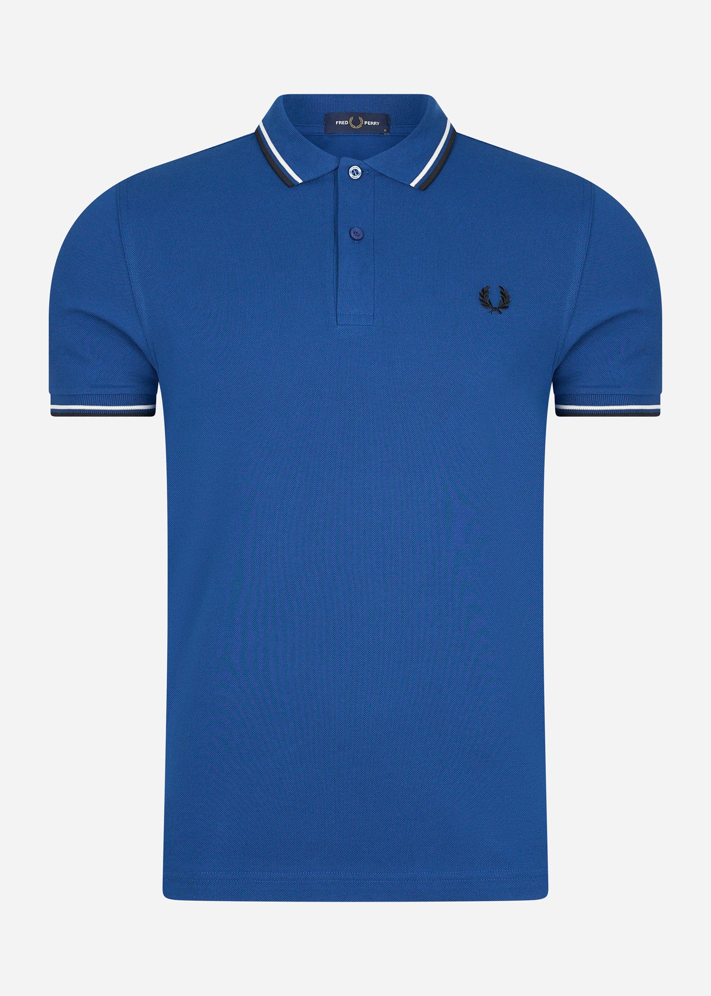 fred perry polo shaded cobalt 