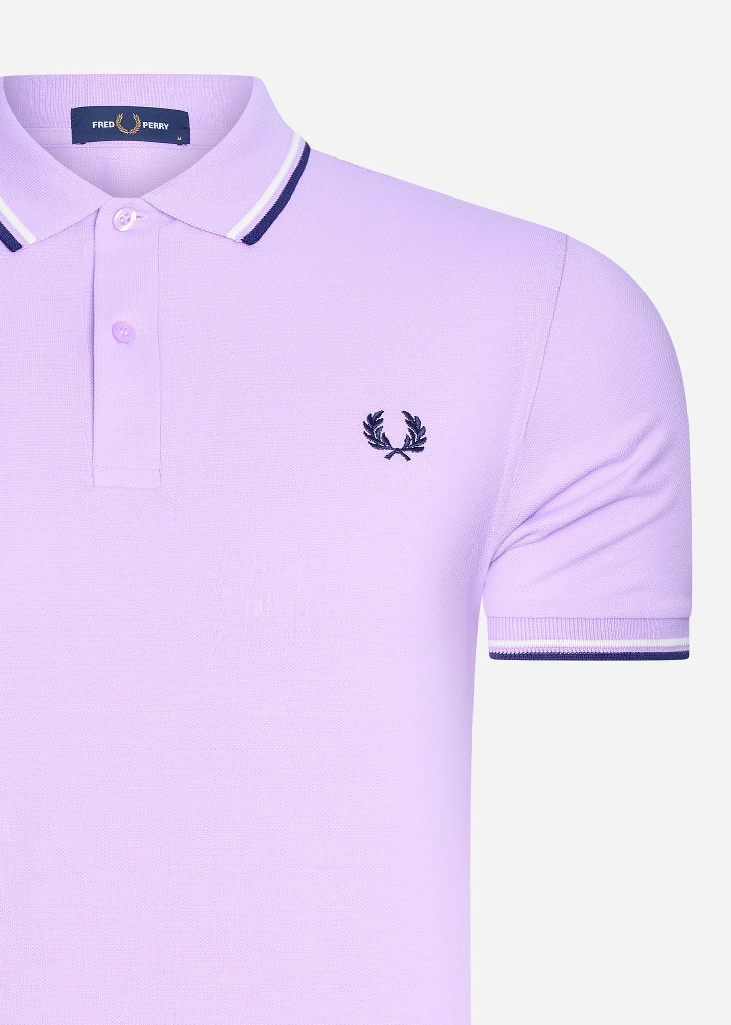 Twin tipped fred perry shirt - lilac soul - Fred Perry